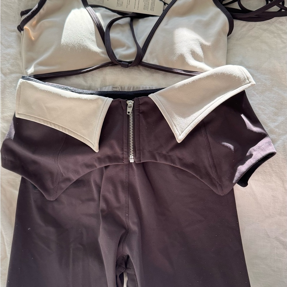 Black and White Two-Piece Set